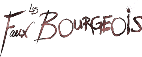Les Faux Bourgeois logo. Design by Anand Mani--http://www.euchroma.com